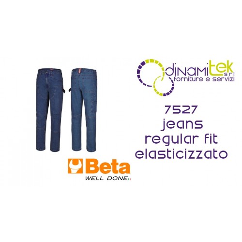 BETA 7527 JEANS DA LAVORO ELASTICIZZATO Dinamitek 1