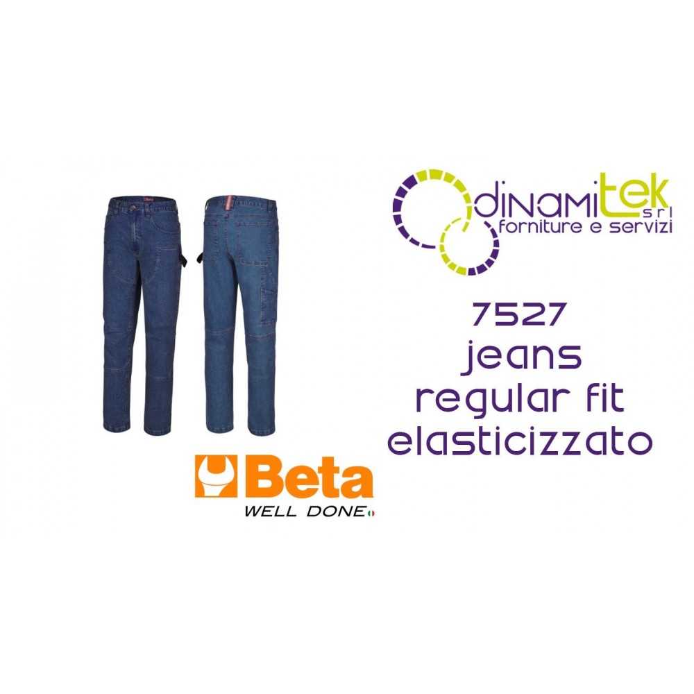BETA 7527 JEANS DA LAVORO ELASTICIZZATO Dinamitek 1
