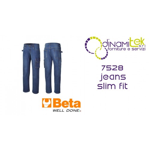BETA 7528 JEANS DA LAVORO SLIM FIT Dinamitek 1