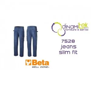 BETA 7528 JEANS DA LAVORO SLIM FIT Dinamitek 1