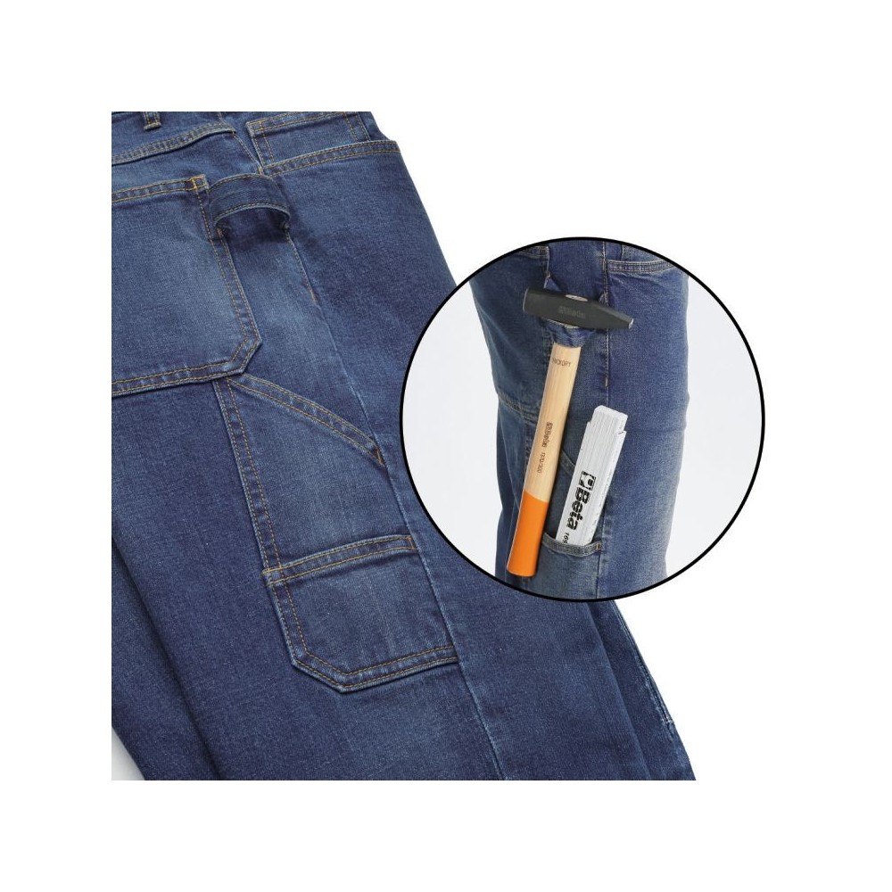BETA 7528 JEANS DA LAVORO SLIM FIT Dinamitek 6