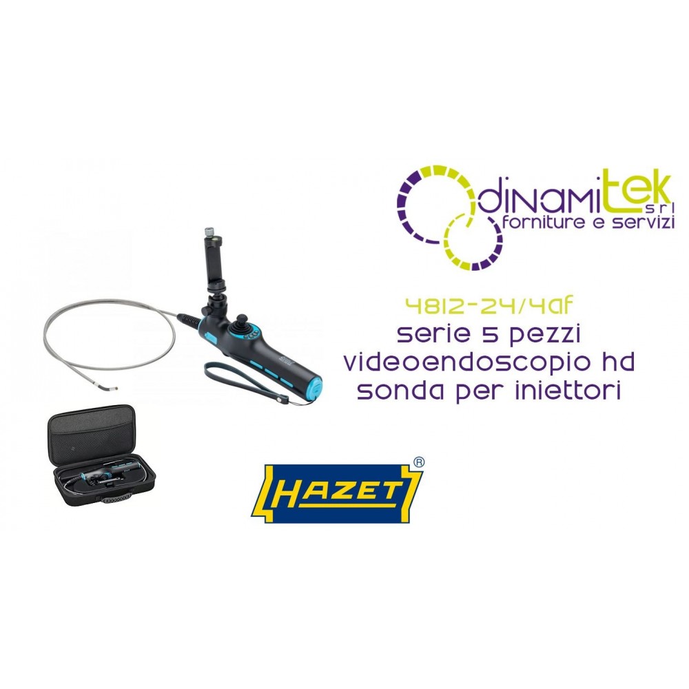 HAZET 4812-24/4AF SERIE 5 PEZZI VIDEOENDOSCOPIO HD CON SONDA ORIENTABILE A 360GRADI d3