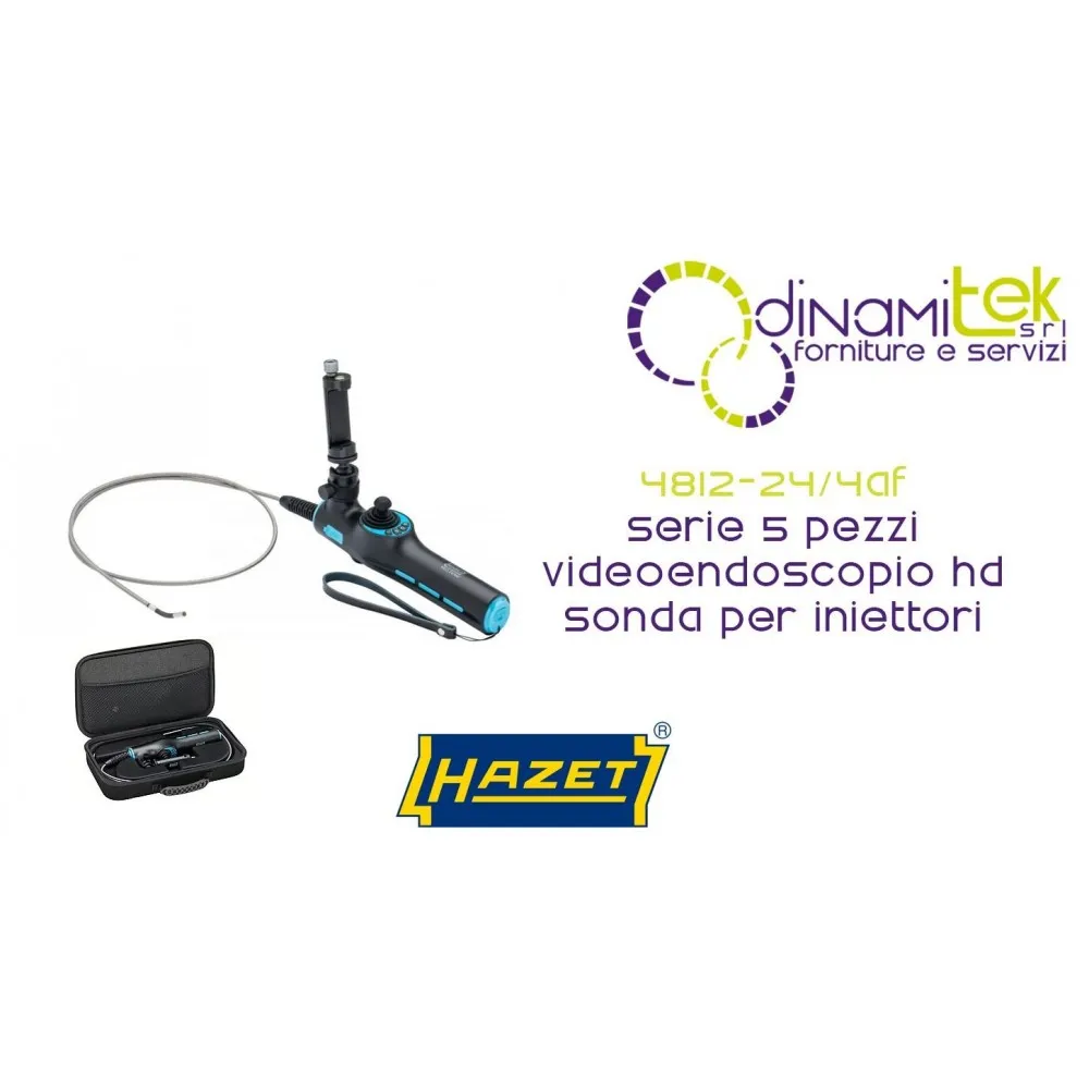 HAZET 4812-24/4AF SERIE 5 PEZZI VIDEOENDOSCOPIO HD CON SONDA ORIENTABILE A 360GRADI d3