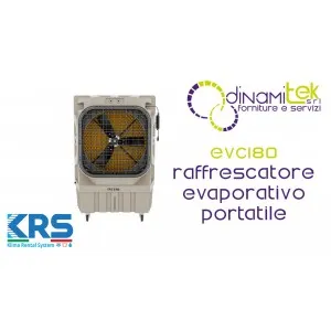 EVC180 RAFFRESCATORE EVAPORATIVO PORTATILE USO INDUSTRIALE KRS Dinamitek 1