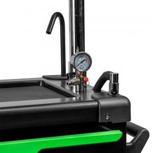 JBM 55049 CARRELLO RACCOGLITORE D'OLIO CON ASPIRAZIONE E CASSETTI Dinamitek 6