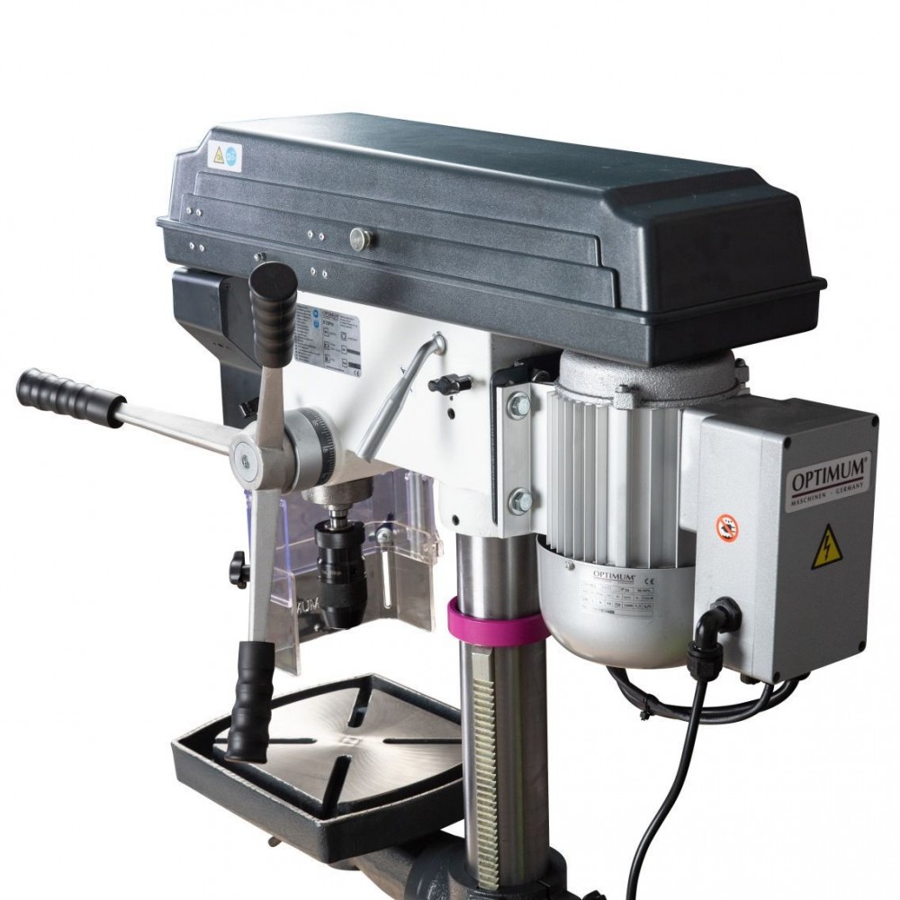 OPTIMUM 058OP3020 TRAPANO DA BANCO MODELLO D 23PRO FORATURA MAX d 25 mm 750W Dinamitek 4
