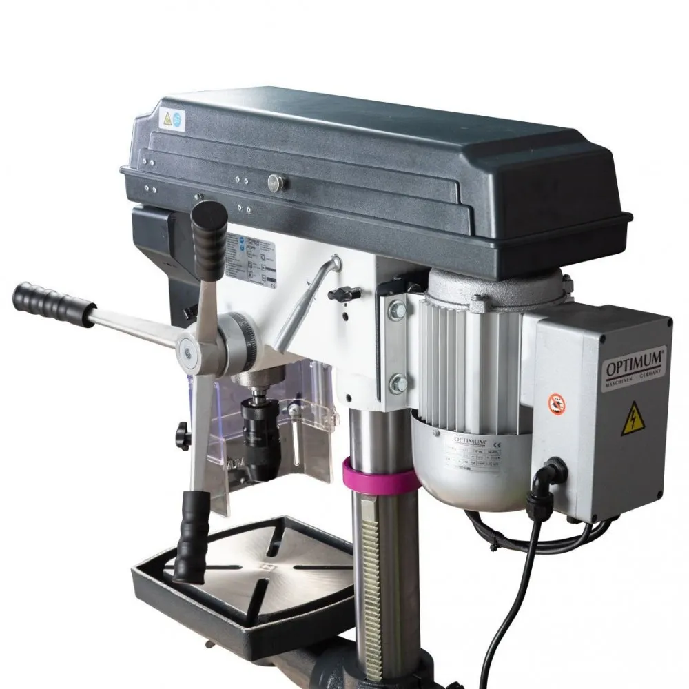 OPTIMUM 058OP3020 TRAPANO DA BANCO MODELLO D 23PRO FORATURA MAX d 25 mm 750W Dinamitek 4
