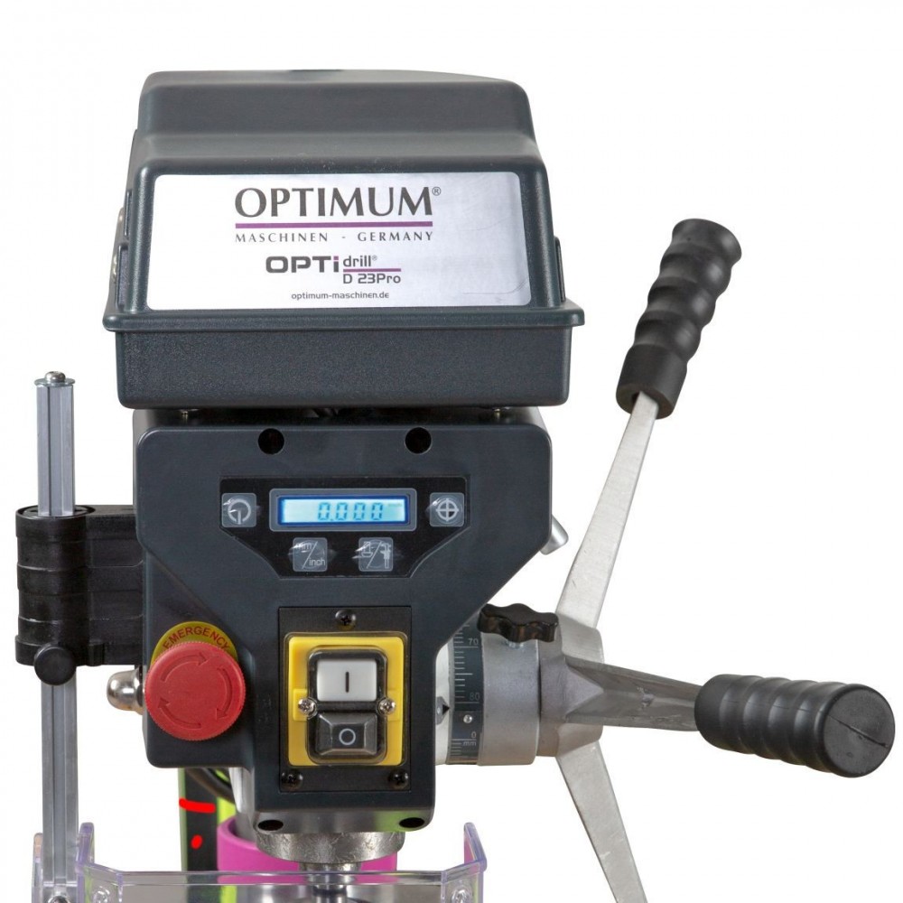 OPTIMUM 058OP3020 TRAPANO DA BANCO MODELLO D 23PRO FORATURA MAX d 25 mm 750W Dinamitek 5