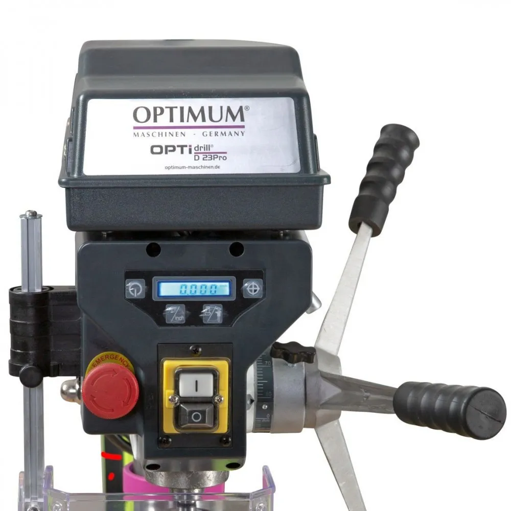 OPTIMUM 058OP3020 TRAPANO DA BANCO MODELLO D 23PRO FORATURA MAX d 25 mm 750W Dinamitek 5