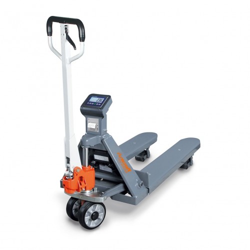 PHW 2000 WP TRANSPALLET MANUALE 2T CON BILANCIA ELETTRONICA STAMPANTE INCLUSA UNICRAFT Dinamitek 2