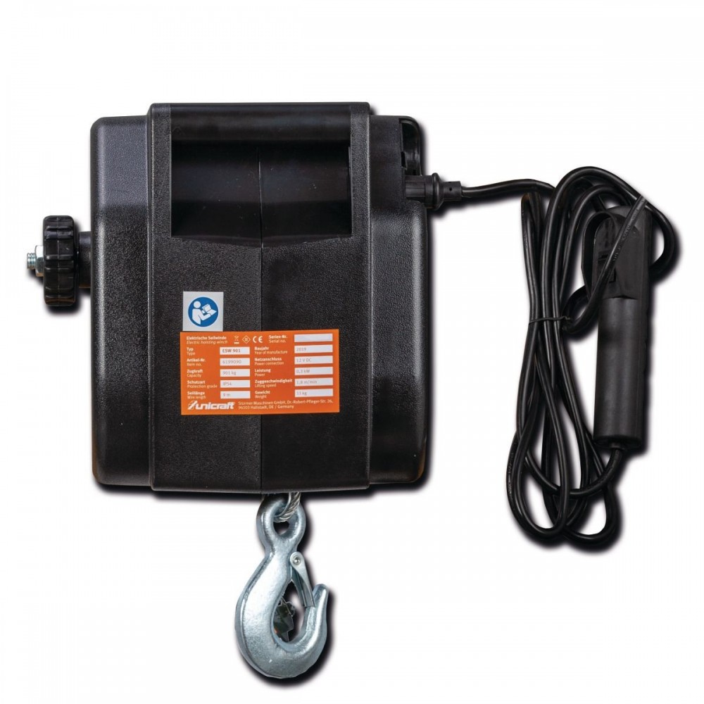 ESW 901 ARGANO ELETTRICO A FUNE PORTATA 900 KG UNICRAFT Dinamitek 3