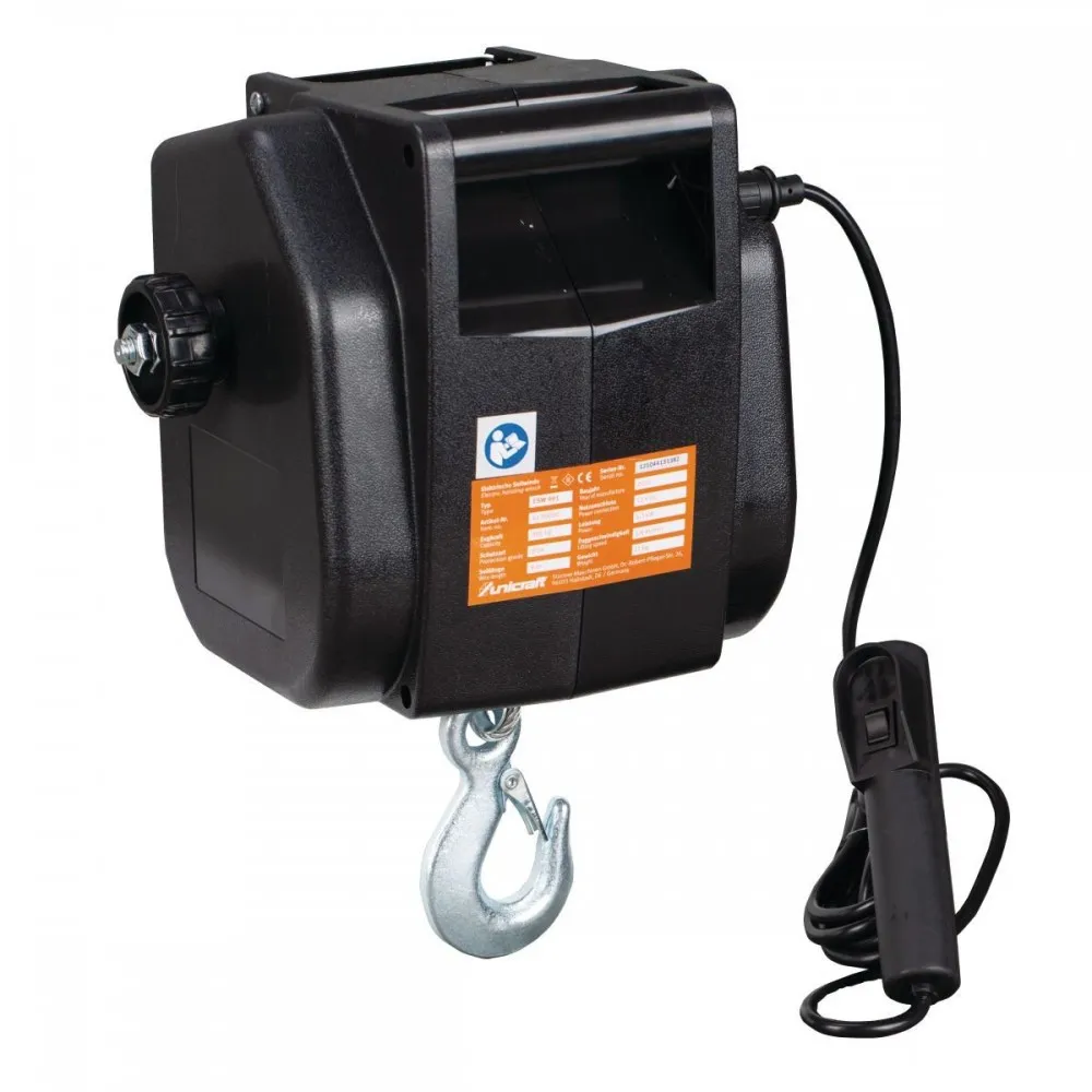 ESW 901 ARGANO ELETTRICO A FUNE PORTATA 900 KG UNICRAFT Dinamitek 4