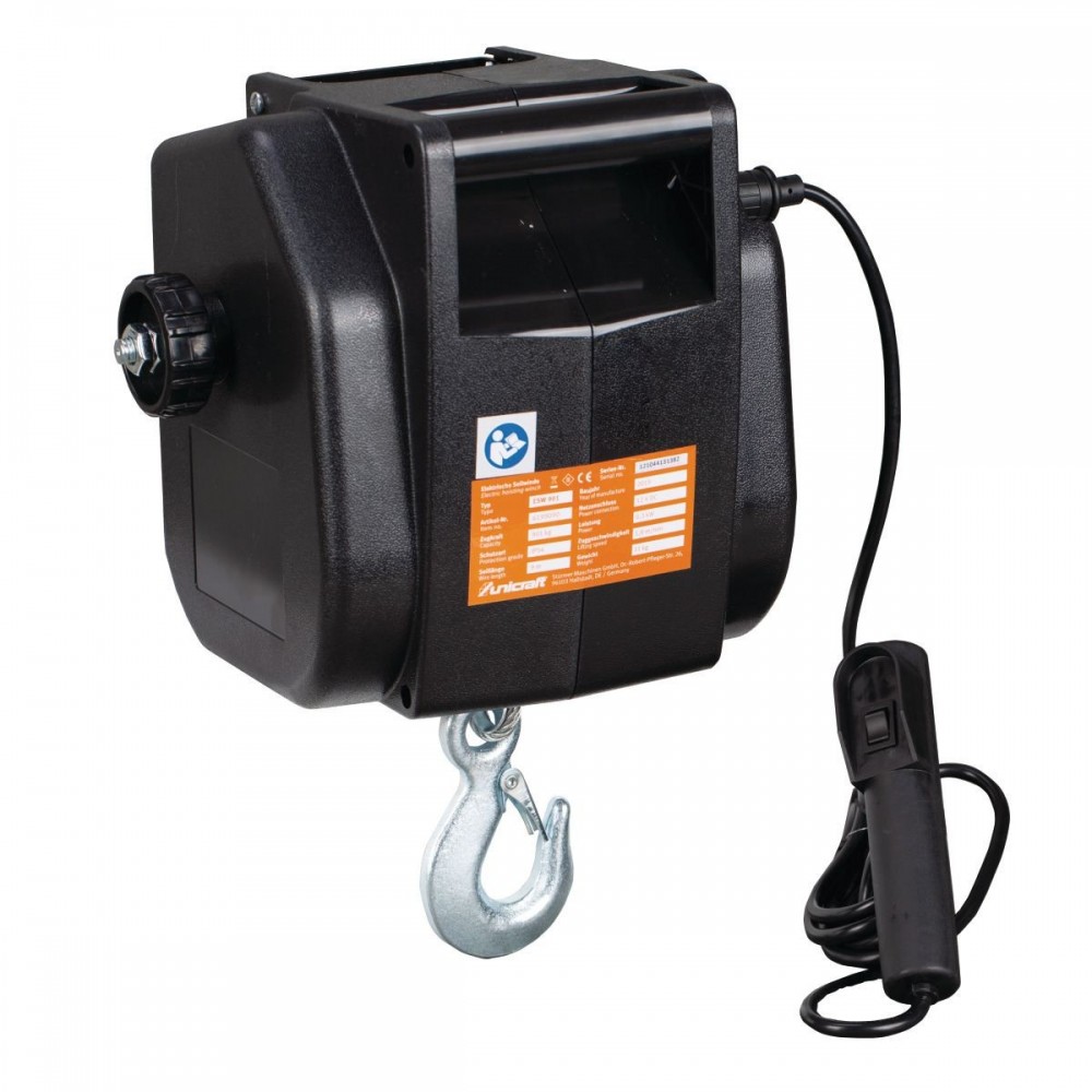 ESW 901 ARGANO ELETTRICO A FUNE PORTATA 900 KG UNICRAFT Dinamitek 4