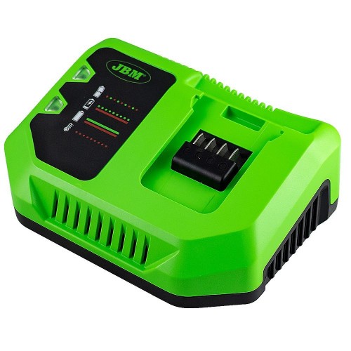 JBM PROMO-60065 CRIC IDRAULICO A CARRELLO 3T A PROFILO BASSO CON BATTERIA 6Ah E CARICABATTERIE Dinamitek 5