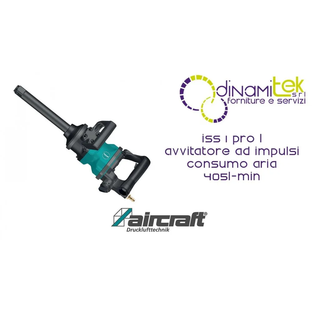 AIRCRAFT ISS 1 PRO L AVVITATORE AD IMPULSI CONSUMO ARIA 405L-MIN Dinamitek 1
