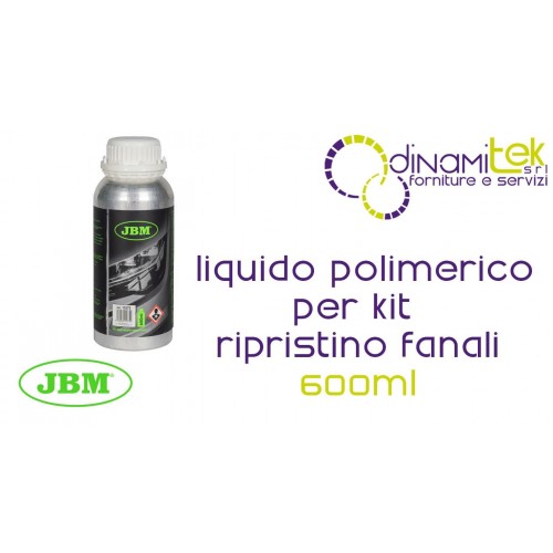 JBM 15375 RECIPIENTE CON LIQUIDO POLIMERICO PER KIT RIPRISTINO FANALI 600ML Dinamitek 1