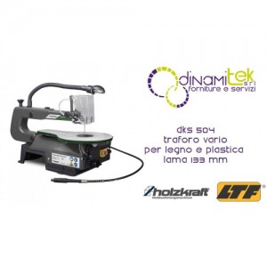 HOLZKRAFT DKS 504 TRAFORO VARIO PER LEGNO PLASTICA E MATERIALI SIMILI LAMA 133 mm Dinamitek 1