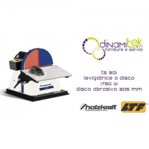HOLZKRAFT TS 301 LEVIGATRICE A DISCO 1750 W DIAMETRO DISCO ABRASIVO 305 mm Dinamitek 1