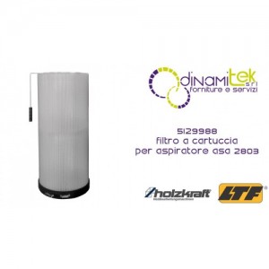 HOLZKRAFT 5129988 FILTRO A CARTUCCIA PER ASPIRATORE ASA 2803 Dinamitek 1