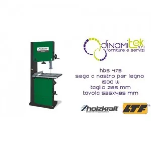 HOLZKRAFT HBS 473 SEGA A NASTRO PER LEGNO 1500 W TAGLIO 285 mm TAVOLA 535x485 mm Dinamitek 1