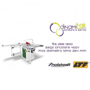 HOLZKRAFT FKS 255-1300 SEGA CIRCOLARE 400V MAX DIAMETRO LAMA 254 mm Dinamitek 1