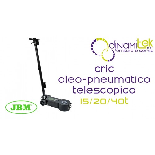 JBM 54517 CRIC OLEO-PNEUMATICO TELESCOPICO 15/20/40T Dinamitek 1