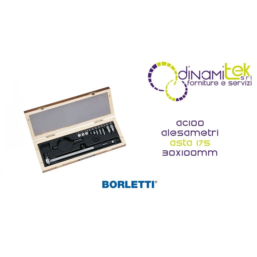 BORLETTI ALESAMETRI ASTA 175 30X100MM Dinamitek 1