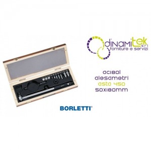 BORLETTI ALESAMETRO ASTA 450 50X180MM Dinamitek 1