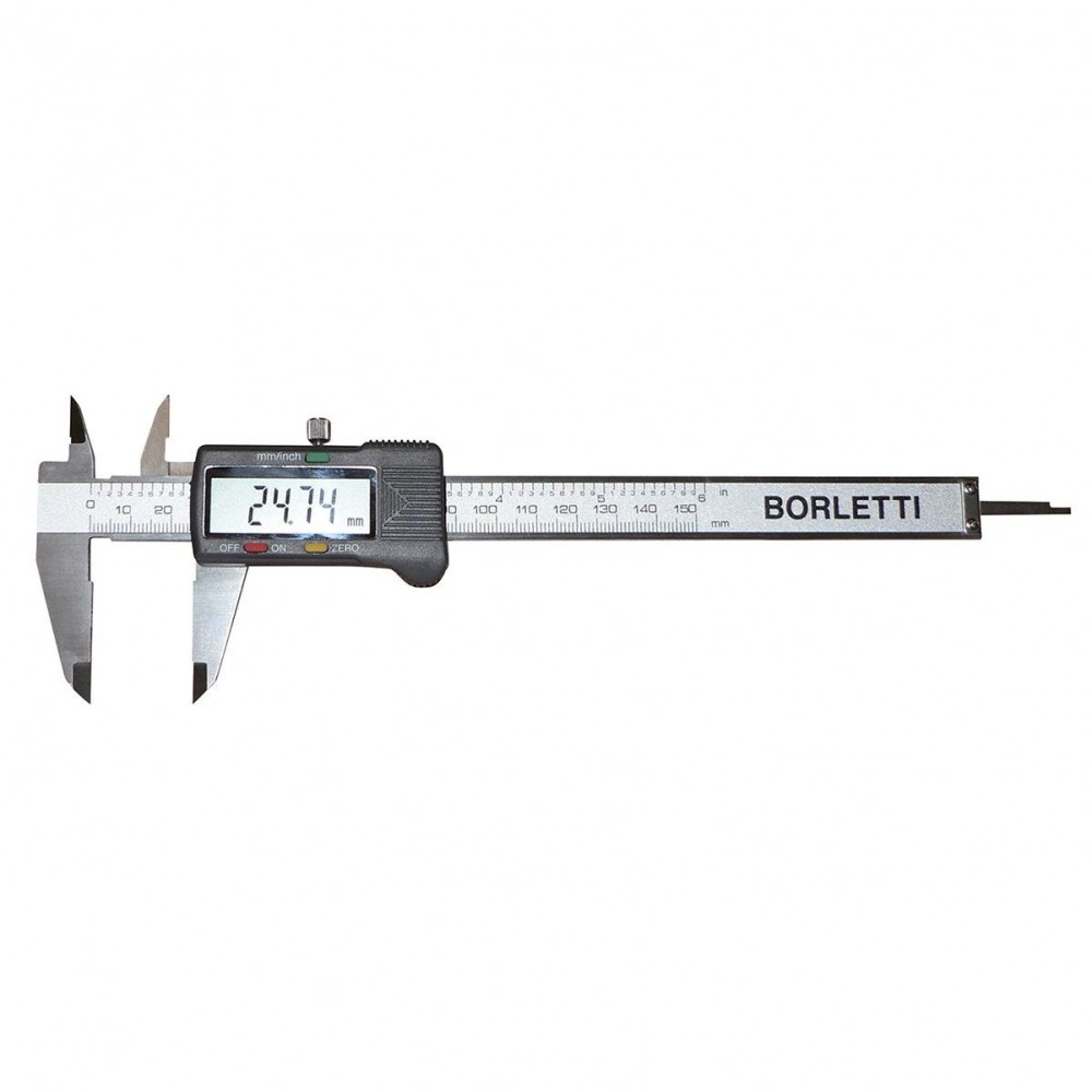BORLETTI CDJB15 CALIBRO DIGITALE EXTRA PRECISO CAMPO DI MISURA 153 mm Dinamitek 2
