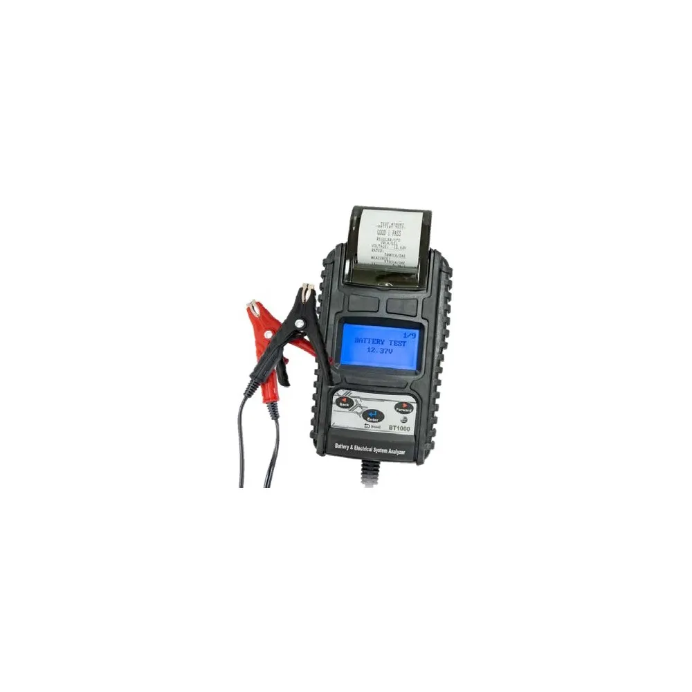 SPIN 04.003.14 BT1000 TESTER BATTERIE-ALTERNATORI CON STAMPANTE BAR CODE Dinamitek 2