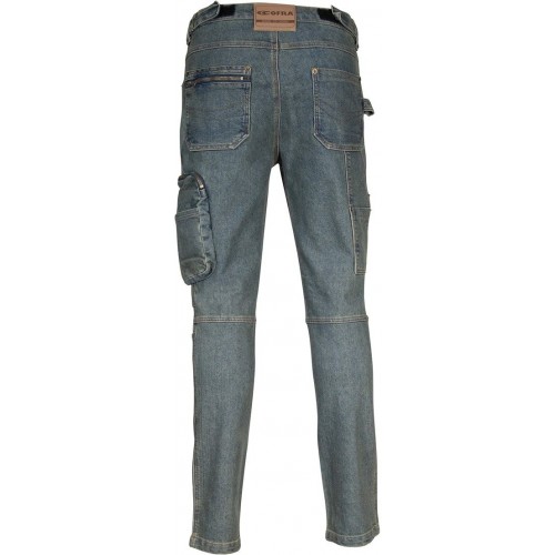 PANTALONI JEANS ELASTICIZZATI DA LAVORO INNSBRUCK COFRA Dinamitek 6