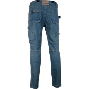 PANTALONI DA LAVORO JEANS ELASTICIZZATI BARCELONA COFRA Dinamitek 3