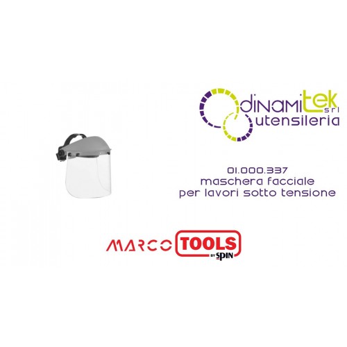 SPIN MARCO TOOLS 01.000.337 MASCHERA FACCIALE PER LAVORI SOTTO TENSIONE Dinamitek 1
