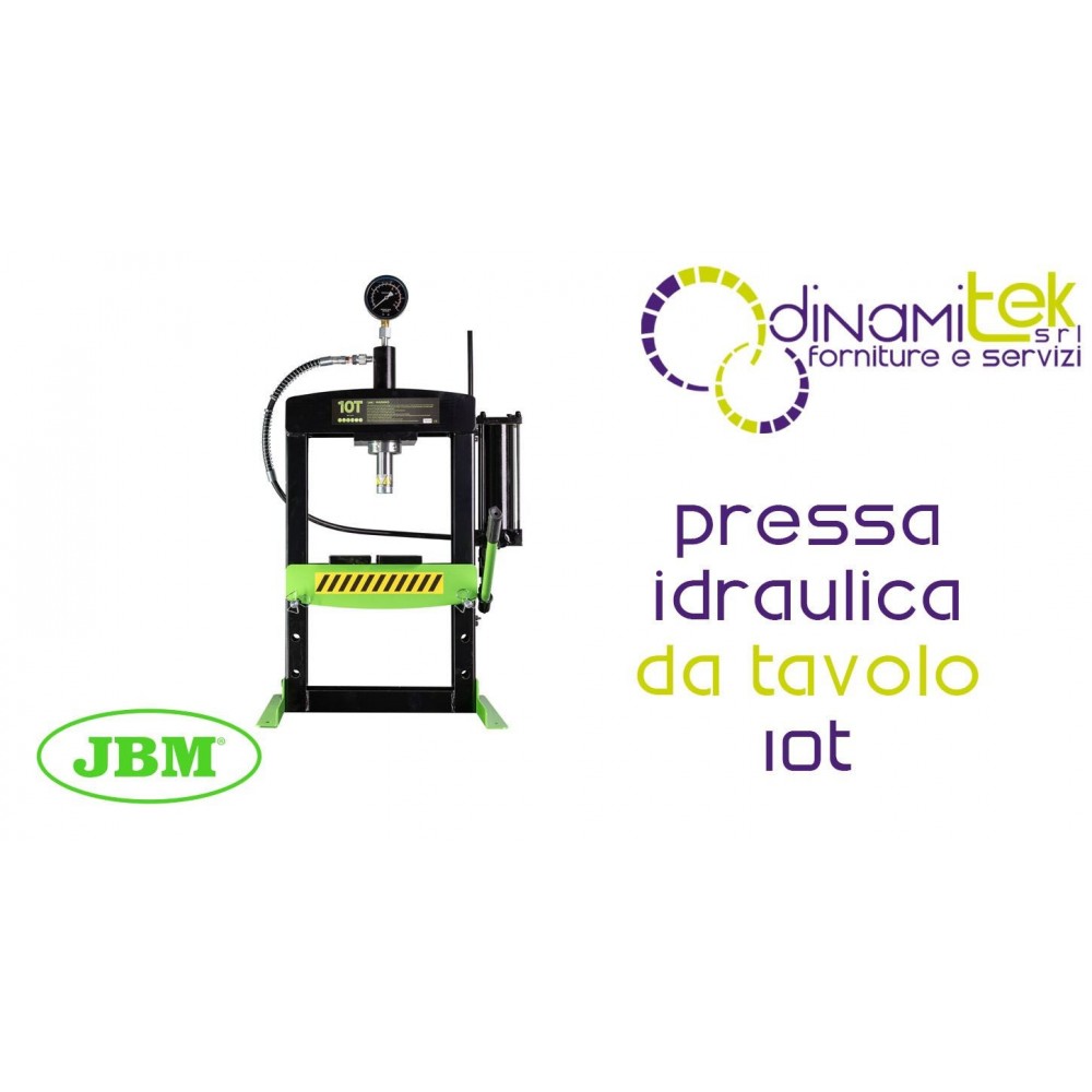 JBM 54679 PRESSA IDRAULICA DA TAVOLO 10T Dinamitek 1