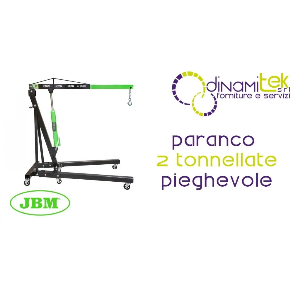 JBM 50831 PARANCO DA 2 TONNELLATE PIEGHEVOLE Dinamitek 1