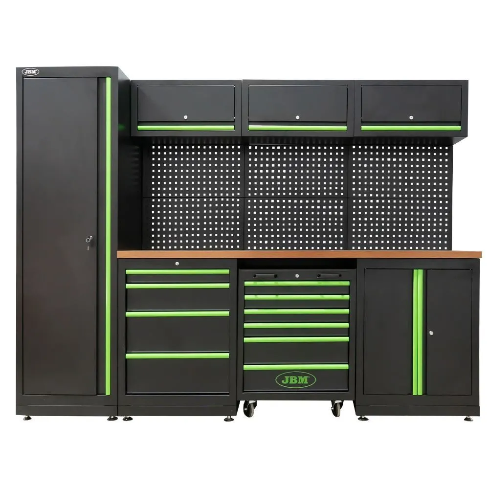 JBM SERIE446 SET DI MOBILI COMPONIBILI PER OFFICINA (18 PEZZI) + SET DI 4 MODULI DI UTENSILI IN CARBONIO EVA Dinamitek 5