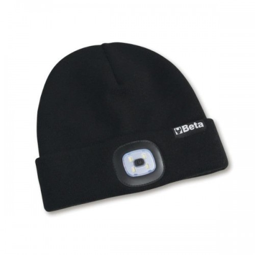 BETA 7980L BERRETTO INVERNALE CON LUCE LED RICARICABILE NERO Dinamitek 2