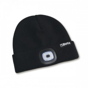 BETA 7980L BERRETTO INVERNALE CON LUCE LED RICARICABILE NERO Dinamitek 2