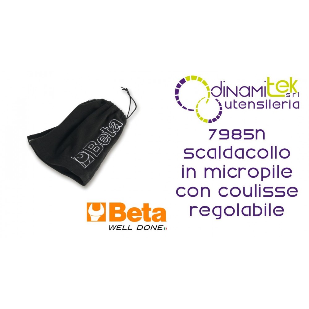 BETA 7985N SCALDACOLLO IN MICROPILE CON COULISSE NERO REGOLABILE Dinamitek 1