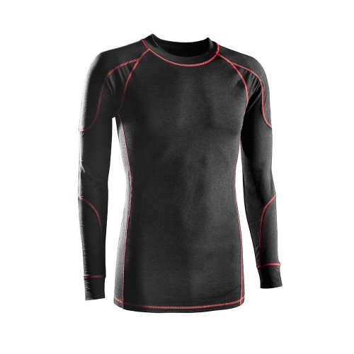 SOTTOZERO 20000 T-SHIRT TERMICA A MANICHE LUNGHE MODAL E COTONE NERA Dinamitek 2