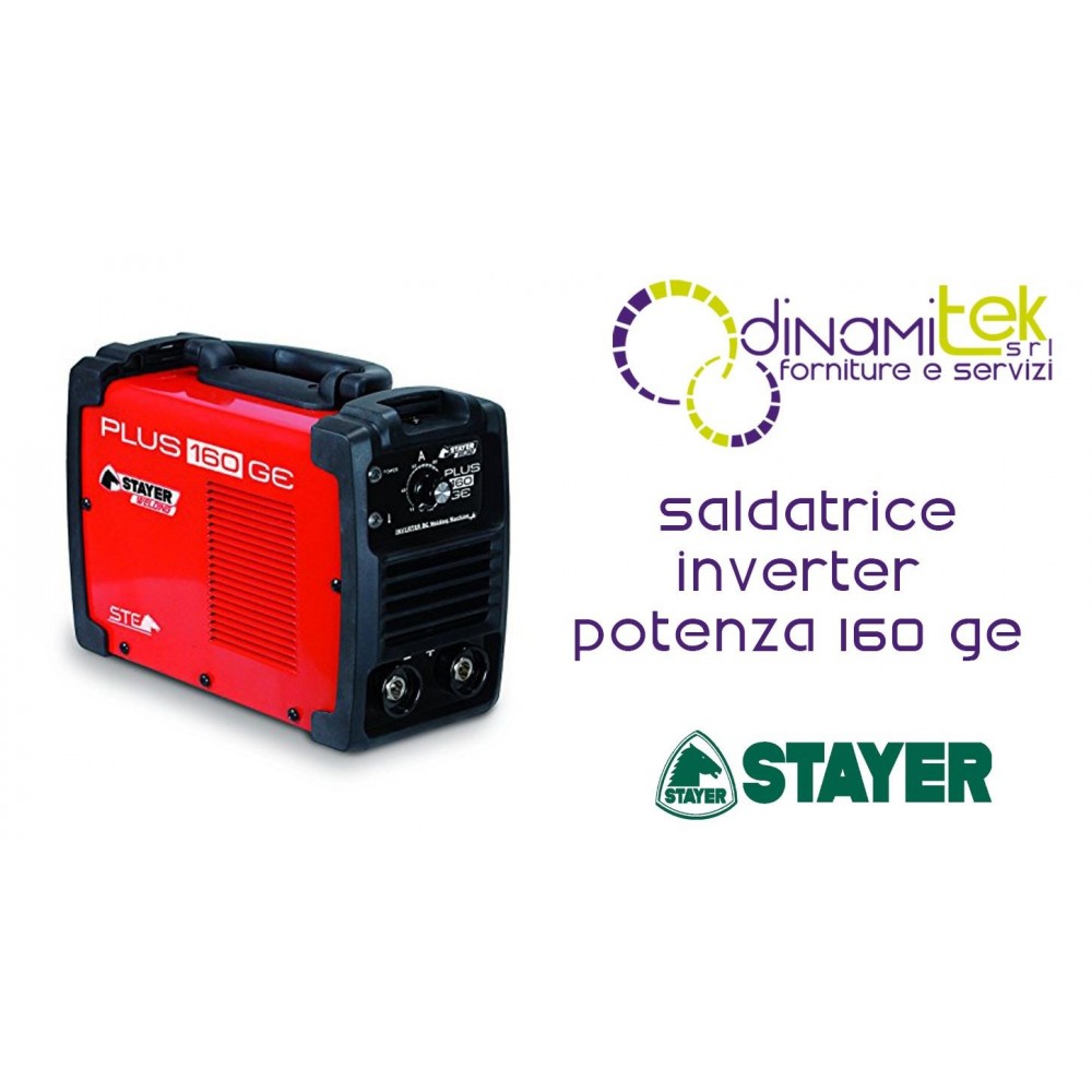 STAYER POTENZA 160 GE SALDATRICE INVERTER Dinamitek 1