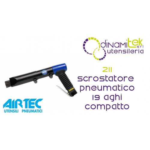 AIRTEC 211 SCROSTATORE PNEUMATICO 19 AGHI COMPATTO Dinamitek 1