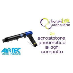 AIRTEC 211 SCROSTATORE PNEUMATICO 19 AGHI COMPATTO Dinamitek 1