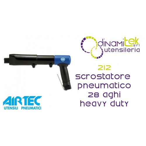 AIRTEC 212 SCROSTATORE PNEUMATICO 28 AGHI HEAVY DUTY Dinamitek 1