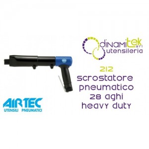 AIRTEC 212 SCROSTATORE PNEUMATICO 28 AGHI HEAVY DUTY Dinamitek 1