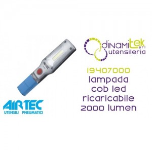 AIRTEC 19407000 LAMPADA COB LED RICARICABILE 2000 LUMEN Dinamitek 1