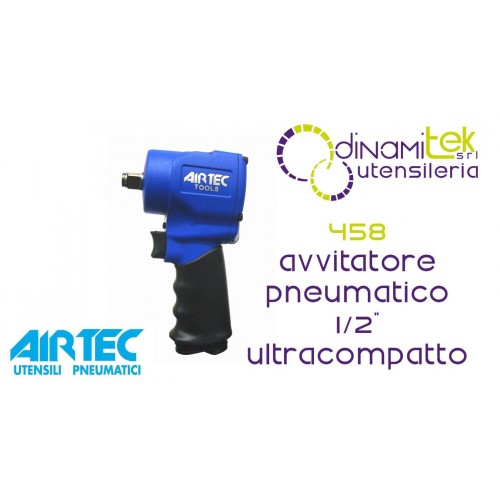 AIRTEC 458 AVVITATORE PNEUMATICO 1/2" ULTRACOMPATTO Dinamitek 1