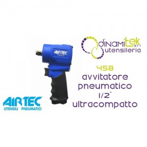 AIRTEC 458 AVVITATORE PNEUMATICO 1/2" ULTRACOMPATTO Dinamitek 1