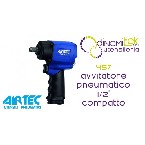 AIRTEC 457 AVVITATORE PNEUMATICO 1/2" COMPATTO Dinamitek 1