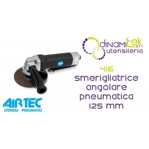 AIRTEC 416 SMERIGLIATRICE ANGOLARE PNEUMATICA 125 mm Dinamitek 1